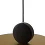 LUMINÁRIA DE TETO SATURN - PRETO/OURO - Foto 4
