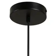 LUMINÁRIA DE TETO SATURN - PRETO/OURO - Foto 5