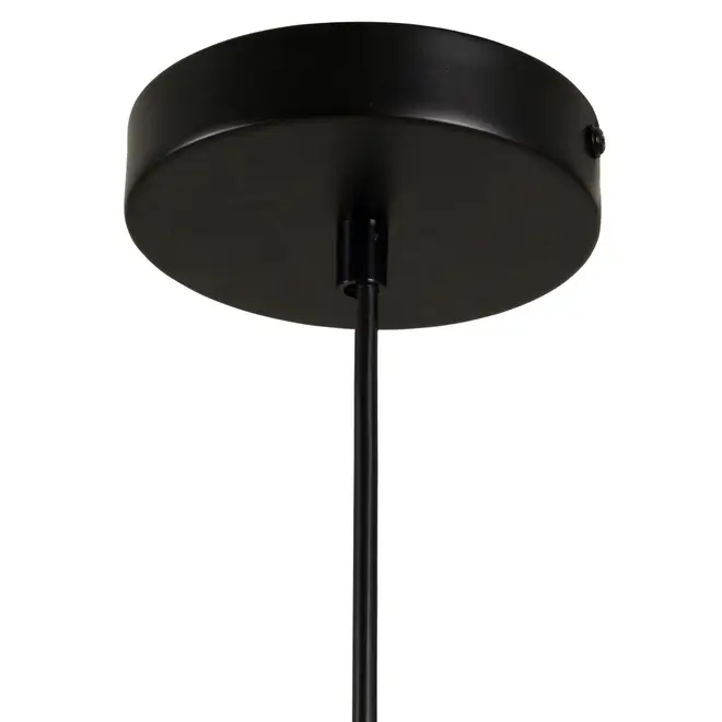 LUMINÁRIA DE TETO SATURN - PRETO/OURO - Foto 5
