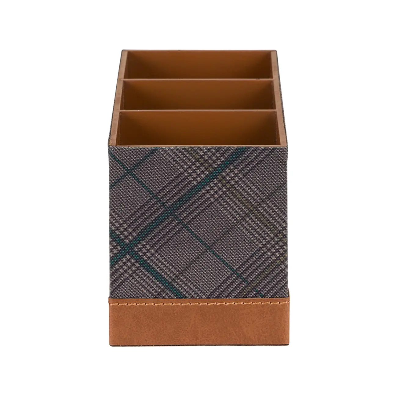 PORTA-CONTROLE REMOTO PLAID - WHISKY/ENGLISH GREEN - Foto 3
