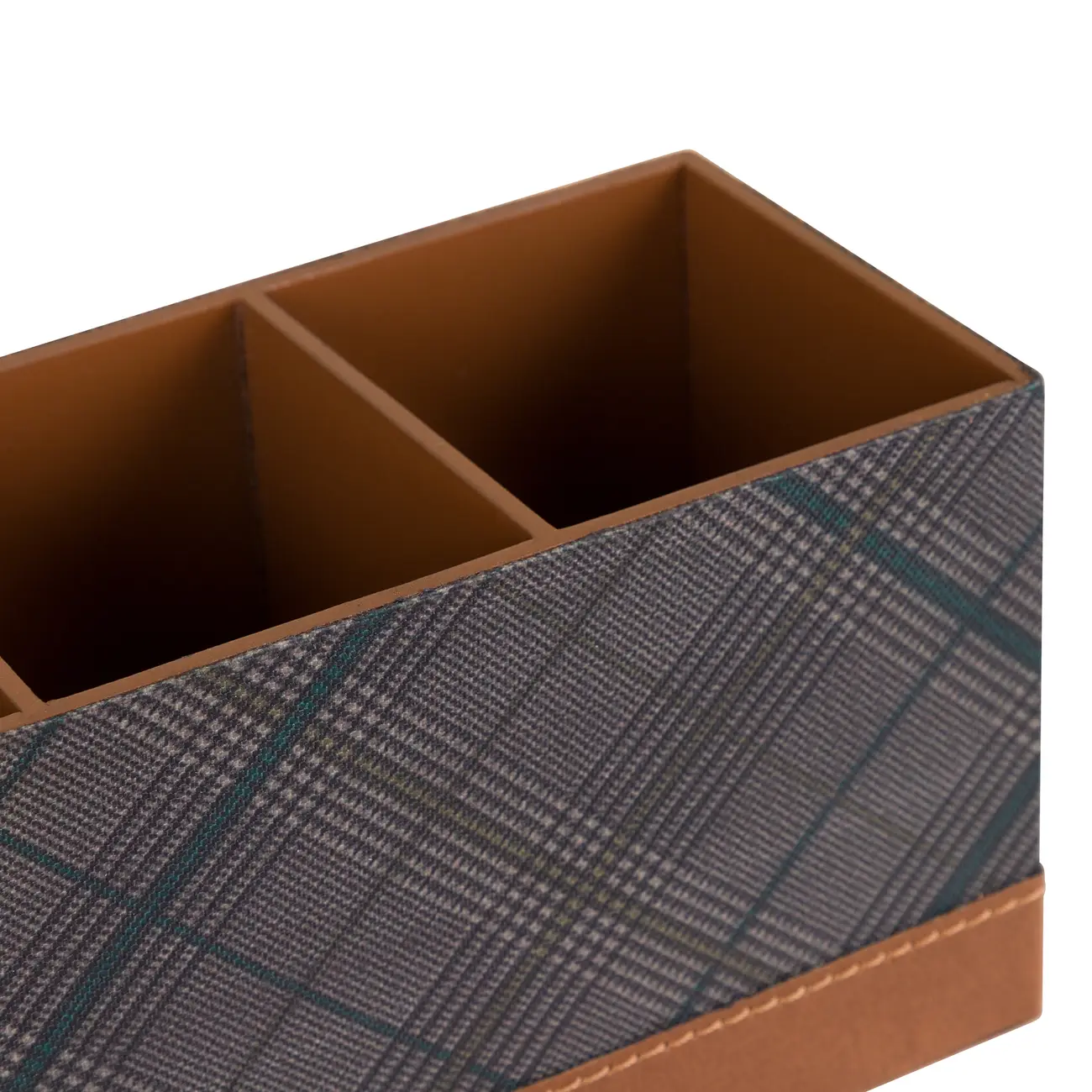 PORTA-CONTROLE REMOTO PLAID - WHISKY/ENGLISH GREEN - Foto 4