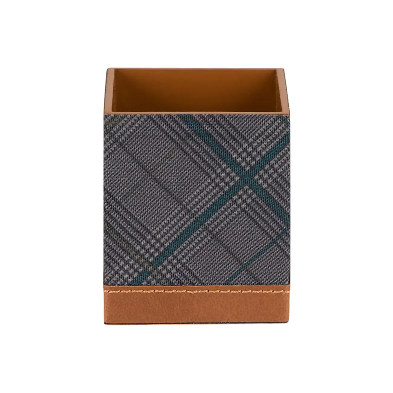 PORTA-LÁPIS PLAID - WHISKY/ENGLISH GREEN - Foto 1