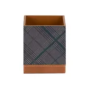PORTA-LÁPIS PLAID - WHISKY/ENGLISH GREEN - Foto 1