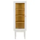 BRANCO/TAUARI - CRISTALEIRA 1 PORTA 43 CM X 1,30 M MÍNIMO