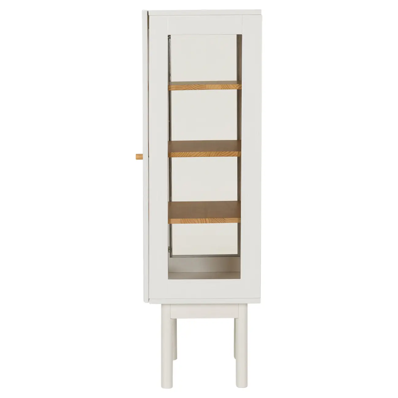 CRISTALEIRA 1 PORTA 43 CM X 1,30 M MÍNIMO - BRANCO/TAUARI - Foto 5