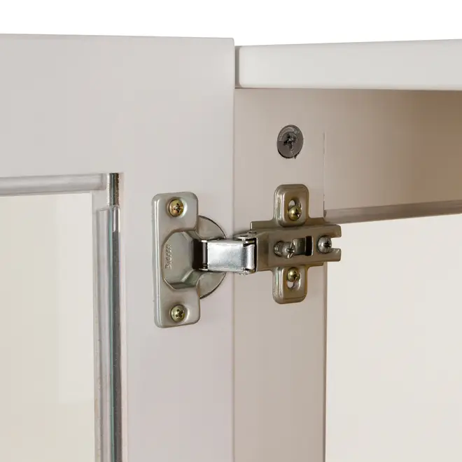 CRISTALEIRA 1 PORTA 43 CM X 1,30 M MÍNIMO - BRANCO/TAUARI - Foto 7
