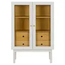 CRISTALEIRA 2 PORTAS/4 GAVETAS 86 CM X 1,30 M MÍNIMO