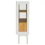 CRISTALEIRA 2 PORTAS/4 GAVETAS 86 CM X 1,30 M MÍNIMO - BRANCO/TAUARI - Foto 5