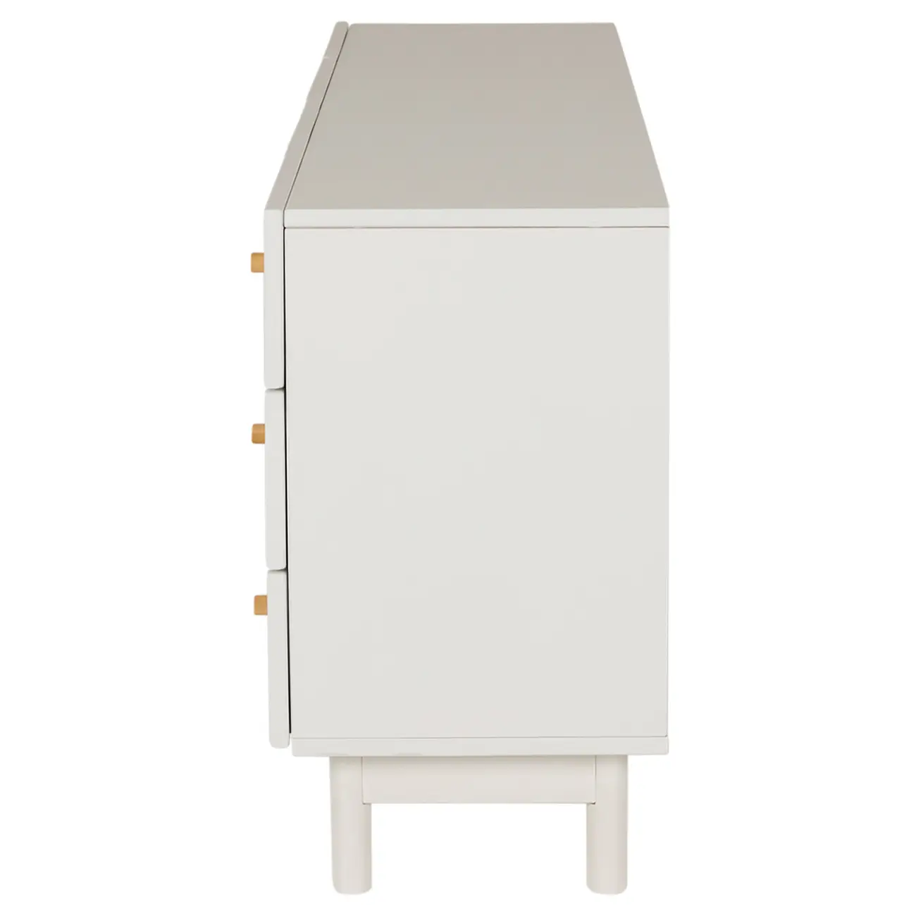 MÍNIMO BUFFET 3 PORTAS/3 GAVETAS 1,50 M X 38 CM - BRANCO/TAUARI - Foto 5