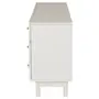 MÍNIMO BUFFET 3 PORTAS/3 GAVETAS 1,50 M X 38 CM - BRANCO/TAUARI - Foto 5