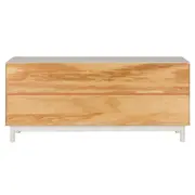 MÍNIMO BUFFET 3 PORTAS/3 GAVETAS 1,50 M X 38 CM - BRANCO/TAUARI - Foto 6