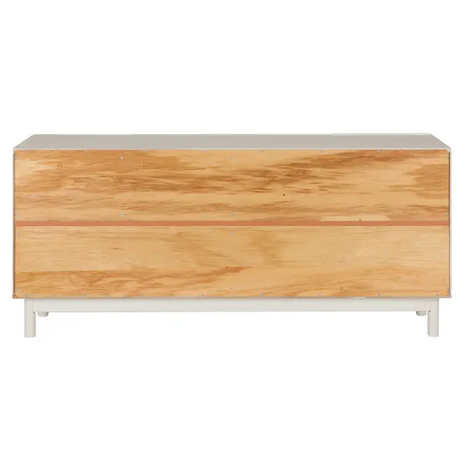 MÍNIMO BUFFET 3 PORTAS/3 GAVETAS 1,50 M X 38 CM - BRANCO/TAUARI - Foto 6