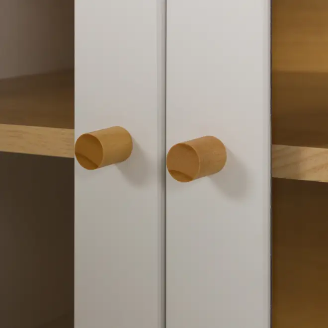 MÍNIMO BUFFET 3 PORTAS/3 GAVETAS 1,50 M X 38 CM - BRANCO/TAUARI - Foto 8