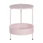 QUARTZO ROSA - MESA LATERAL REDONDA 40 CM ZAKIM