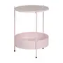 MESA LATERAL REDONDA 40 CM ZAKIM - QUARTZO ROSA - Foto 2