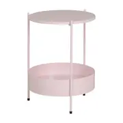MESA LATERAL REDONDA 40 CM ZAKIM - QUARTZO ROSA - Foto 2