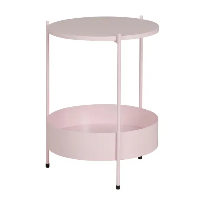 MESA LATERAL REDONDA 40 CM ZAKIM - QUARTZO ROSA - Foto 2