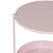 MESA LATERAL REDONDA 40 CM ZAKIM - QUARTZO ROSA - Foto 3