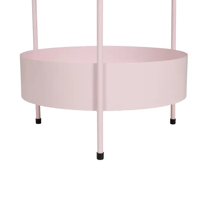 MESA LATERAL REDONDA 40 CM ZAKIM - QUARTZO ROSA - Foto 4