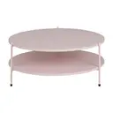 QUARTZO ROSA - MESA DE CENTRO REDONDA 70 CM ZAKIM