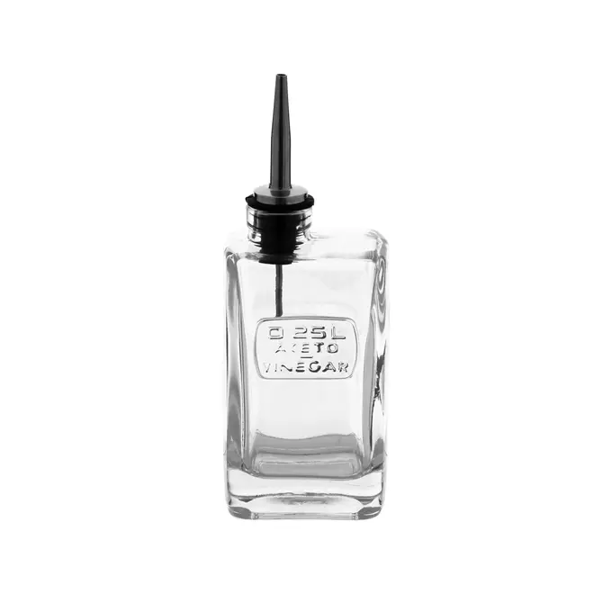 GALHETA PARA VINAGRE 250 ML OPTIMA I - INCOLOR/INOX - Foto 1