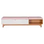 TAUARI/QUARTZO ROSA - BANCO 3 LUGARES/RACK MÍNIMO