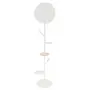 CABIDEIRO DE CHÃO COM ESPELHO REDONDO 45 CM HANGUI - BRANCO/PINUS NATURAL - Foto 7