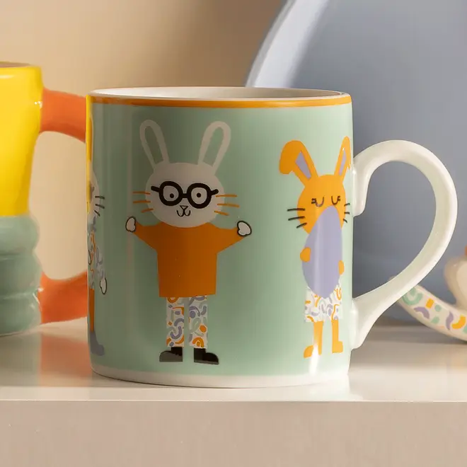 CANECA 350 ML POPÁSCOA - MENTA/MULTICOR - Foto 8