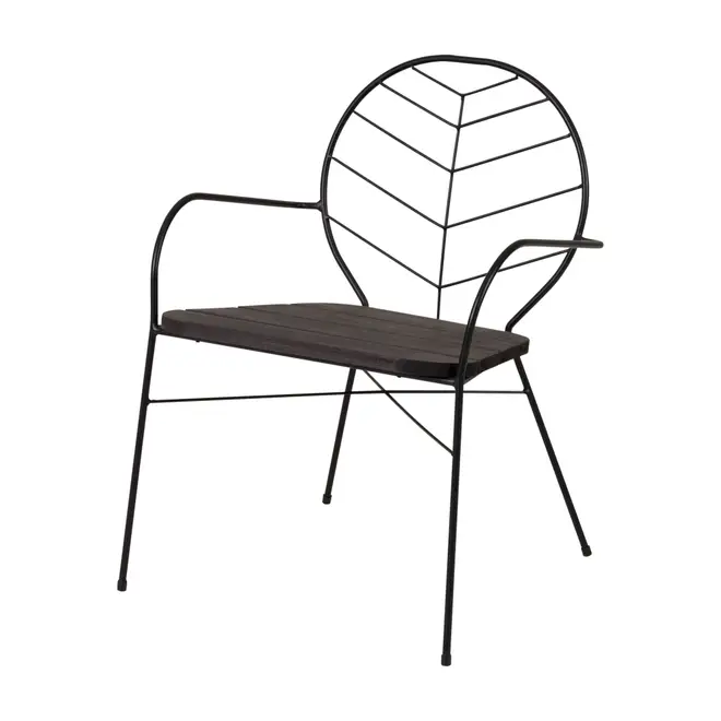 POLTRONA FOLIO - PRETO/PRETO - Foto 1