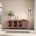 RUBY MOCHA/TAUARI - MÍNIMO BUFFET 3 PORTAS/3 GAVETAS 1,50 M X 38 CM