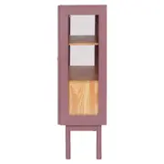 CRISTALEIRA 2 PORTAS/4 GAVETAS 86 CM X 1,30 M MÍNIMO - RUBY MOCHA/TAUARI - Foto 3