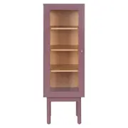 CRISTALEIRA 1 PORTA 43 CM X 1,30 M MÍNIMO - RUBY MOCHA/TAUARI - Foto 1