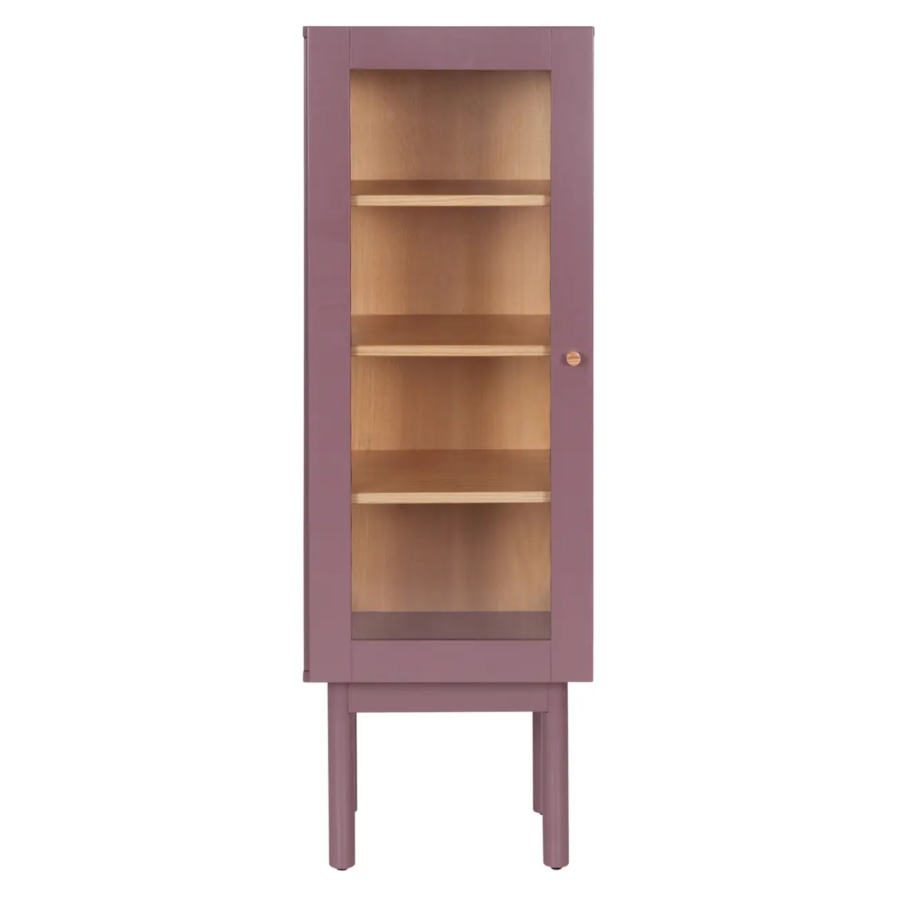 CRISTALEIRA 1 PORTA 43 CM X 1,30 M MÍNIMO - RUBY MOCHA/TAUARI - Foto 1