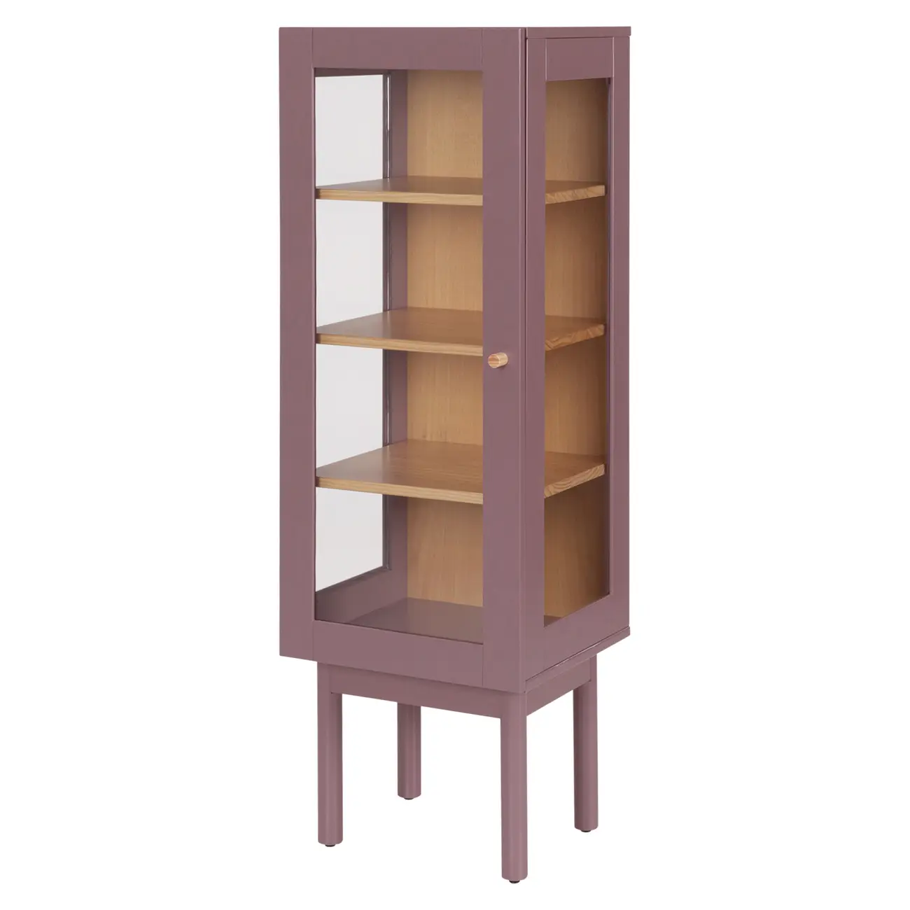 CRISTALEIRA 1 PORTA 43 CM X 1,30 M MÍNIMO - RUBY MOCHA/TAUARI - Foto 2