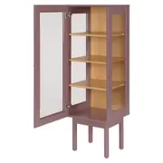 CRISTALEIRA 1 PORTA 43 CM X 1,30 M MÍNIMO - RUBY MOCHA/TAUARI - Foto 3