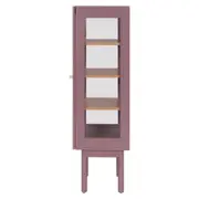 CRISTALEIRA 1 PORTA 43 CM X 1,30 M MÍNIMO - RUBY MOCHA/TAUARI - Foto 4