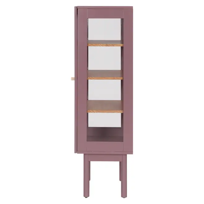 CRISTALEIRA 1 PORTA 43 CM X 1,30 M MÍNIMO - RUBY MOCHA/TAUARI - Foto 4