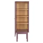 CRISTALEIRA 1 PORTA 43 CM X 1,30 M MÍNIMO - RUBY MOCHA/TAUARI - Foto 5