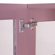 CRISTALEIRA 1 PORTA 43 CM X 1,30 M MÍNIMO - RUBY MOCHA/TAUARI - Foto 7