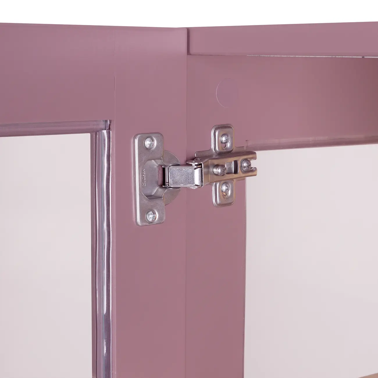CRISTALEIRA 1 PORTA 43 CM X 1,30 M MÍNIMO - RUBY MOCHA/TAUARI - Foto 7