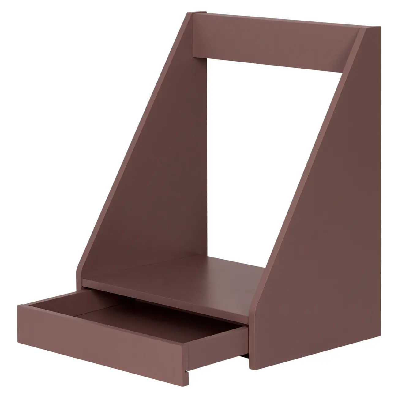 MÓDULO ESTANTE 1 GAVETA 48 CM X 60 CM MÍNIMO - RUBY MOCHA - Foto 4