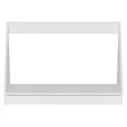 MÓDULO ESTANTE/ESCRIVANINHA 1 GAVETA 90 CM X 60 CM MÍNIMO - BRANCO - Foto 1