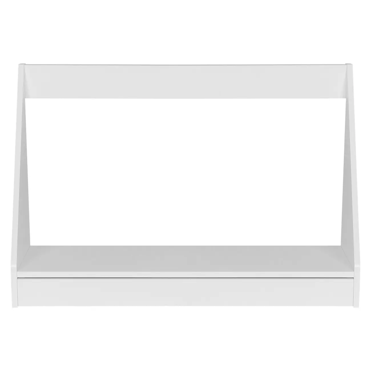 MÓDULO ESTANTE/ESCRIVANINHA 1 GAVETA 90 CM X 60 CM MÍNIMO - BRANCO - Foto 1