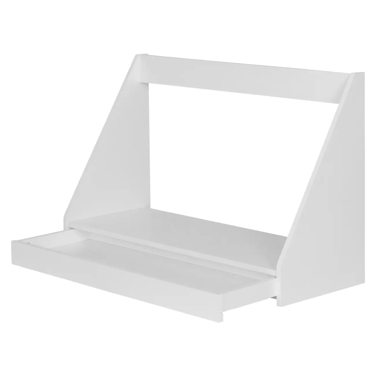 MÓDULO ESTANTE/ESCRIVANINHA 1 GAVETA 90 CM X 60 CM MÍNIMO - BRANCO - Foto 4