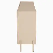 BUFFET 3 PORTAS 1,60 M X 42 CM LINHAS - AREIA/AREIA - Foto 5