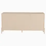 BUFFET 3 PORTAS 1,60 M X 42 CM LINHAS - AREIA/AREIA - Foto 6