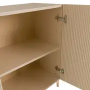BUFFET 3 PORTAS 1,60 M X 42 CM LINHAS - AREIA/AREIA - Foto 7