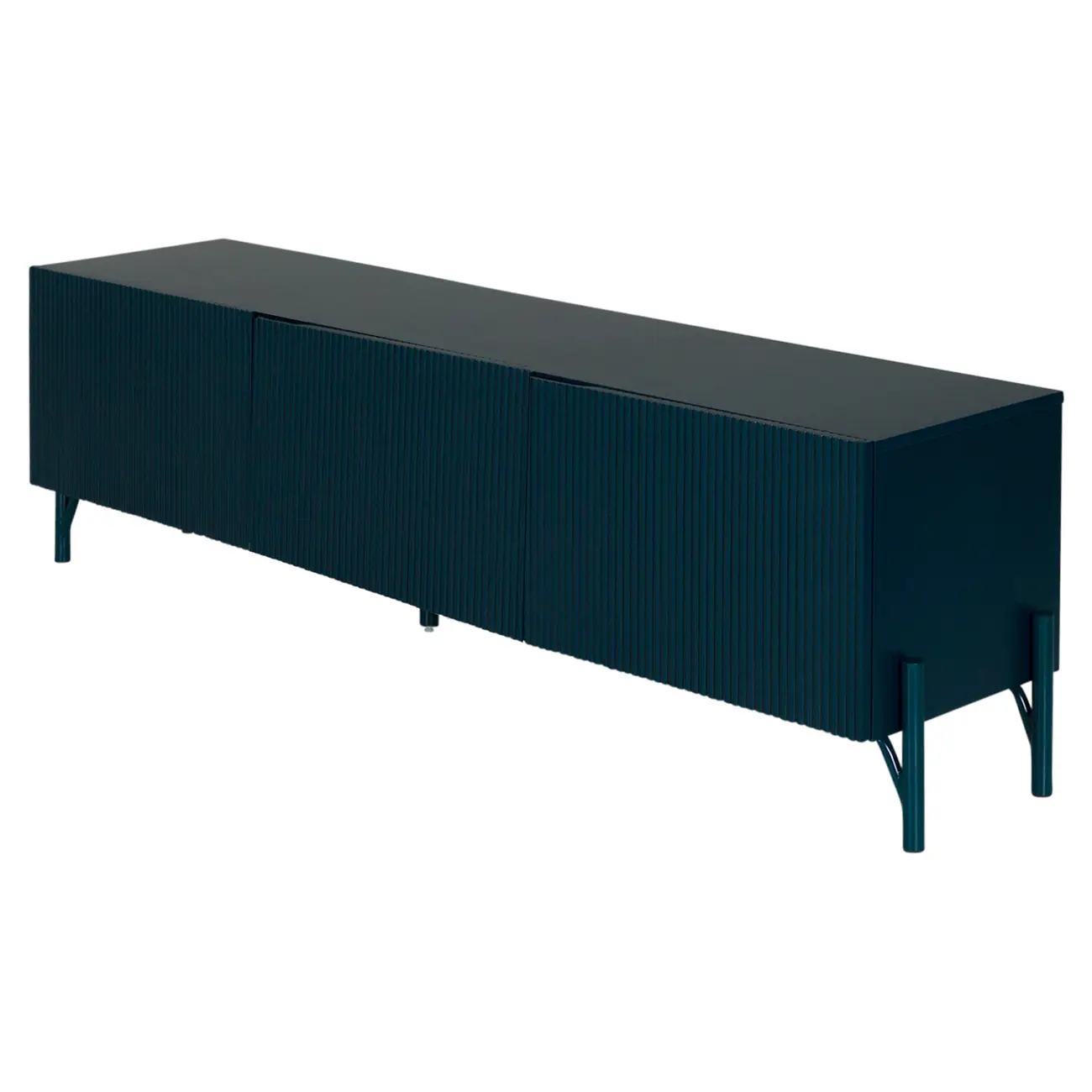RACK 3 PORTAS 1,60 M X 41 CM LINHAS - GALAXY BLUE/GALAXY BLUE - Foto 2