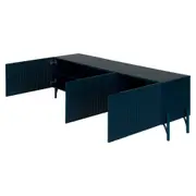 RACK 3 PORTAS 1,60 M X 41 CM LINHAS - GALAXY BLUE/GALAXY BLUE - Foto 4