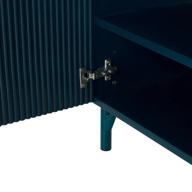 RACK 3 PORTAS 1,60 M X 41 CM LINHAS - GALAXY BLUE/GALAXY BLUE - Foto 6
